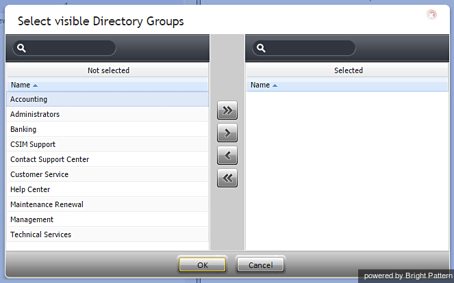 Users & Teams > Teams > Properties > Directory Static Entries > Selected > edit